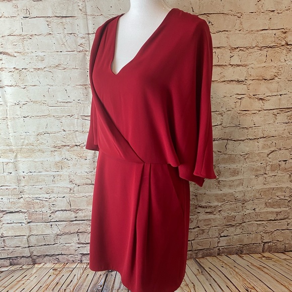 NWT Halston Heritage Drape Dolman A Line Dress - Picture 8 of 13